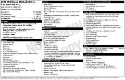 2022 GMC Sierra 1500 AT4X