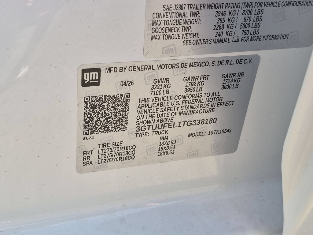 2026 GMC Sierra 1500 AT4X