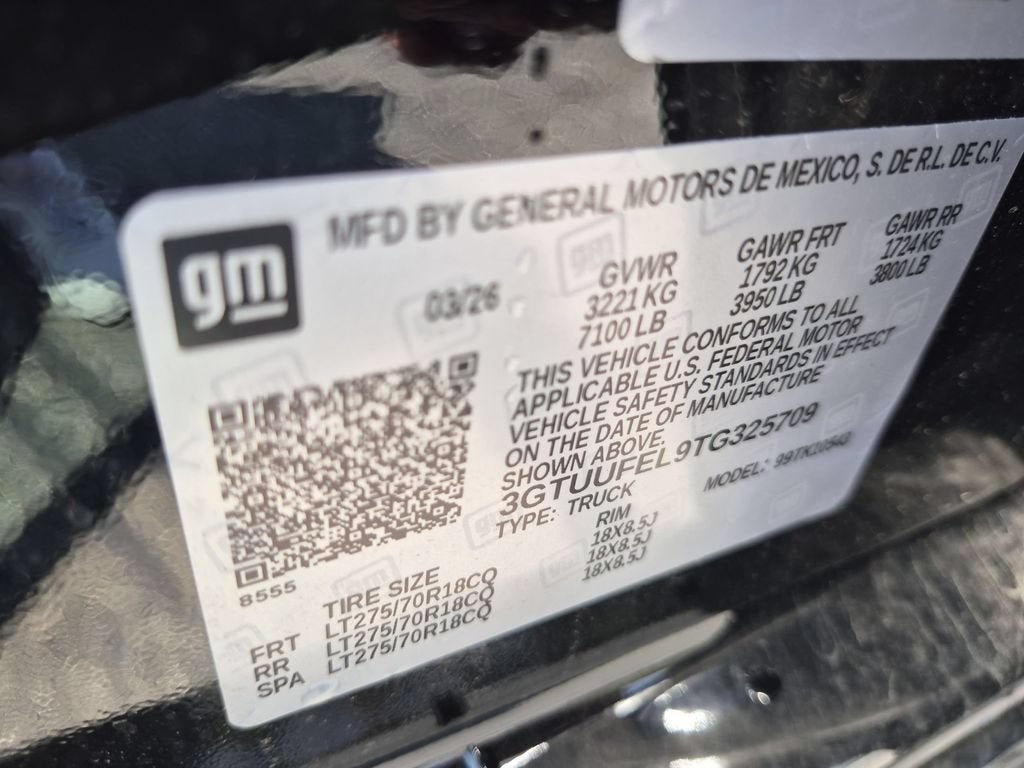 2026 GMC Sierra 1500 AT4X