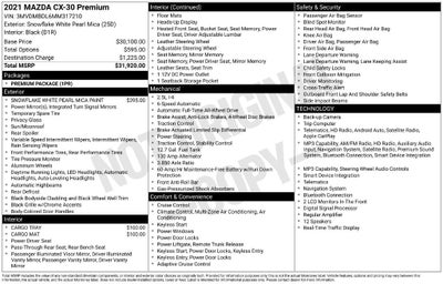 2021 Mazda Mazda CX-30 Premium