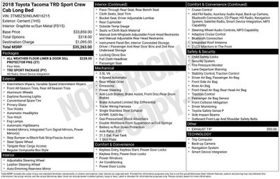 2018 Toyota Tacoma SR5