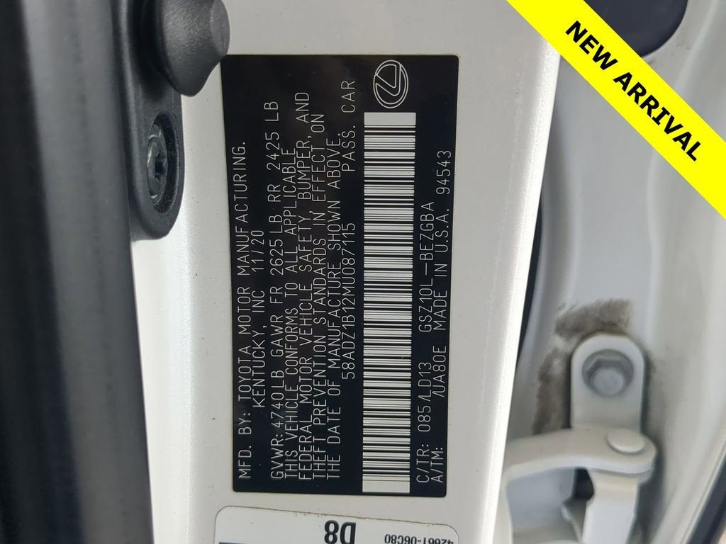 2021 Lexus ES ES 350