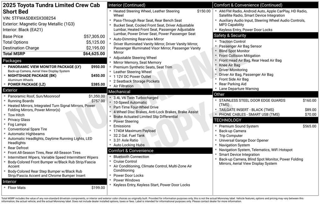 2025 Toyota Tundra 4WD SR5