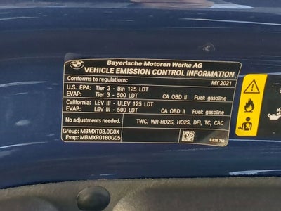 2021 BMW X6 sDrive40i