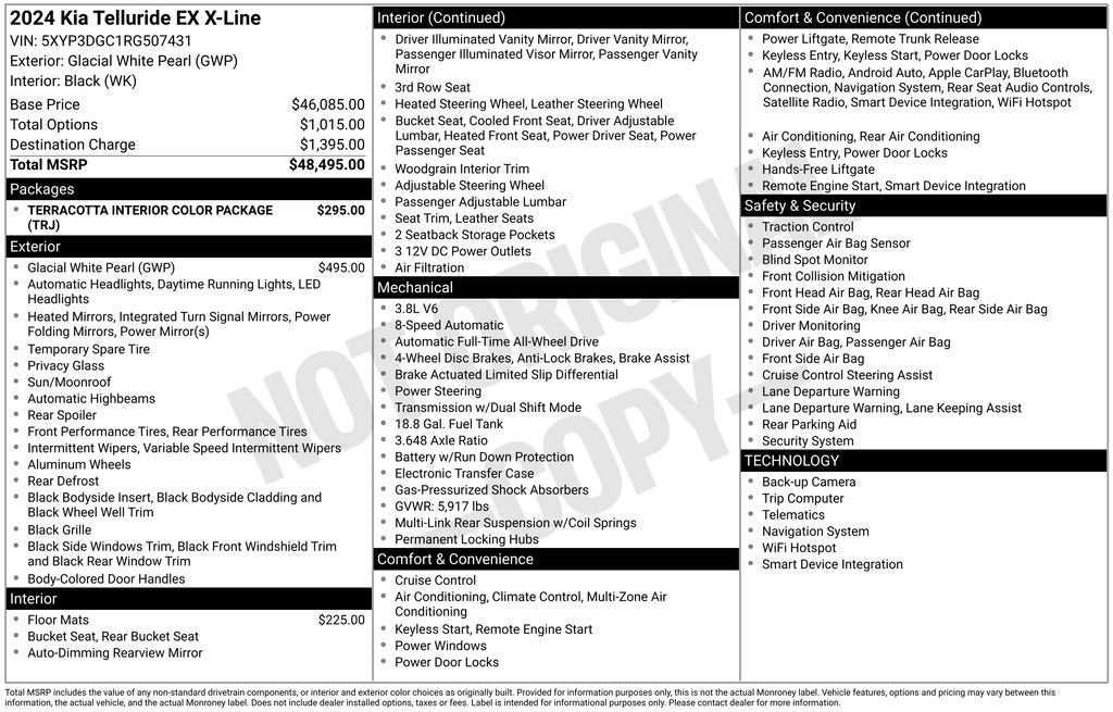 2024 Kia Telluride EX X-Line