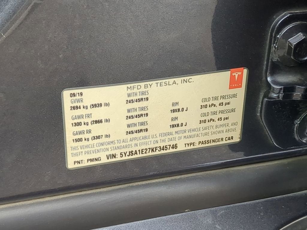 2019 Tesla Model S 75D