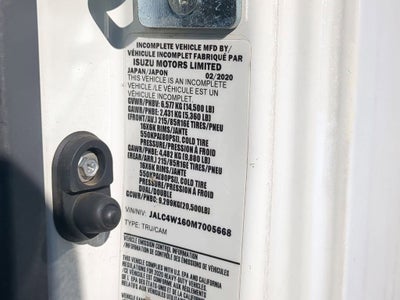 2021 Isuzu NPR-HD Base