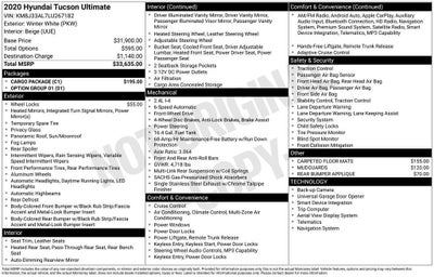 2020 Hyundai Tucson Ultimate