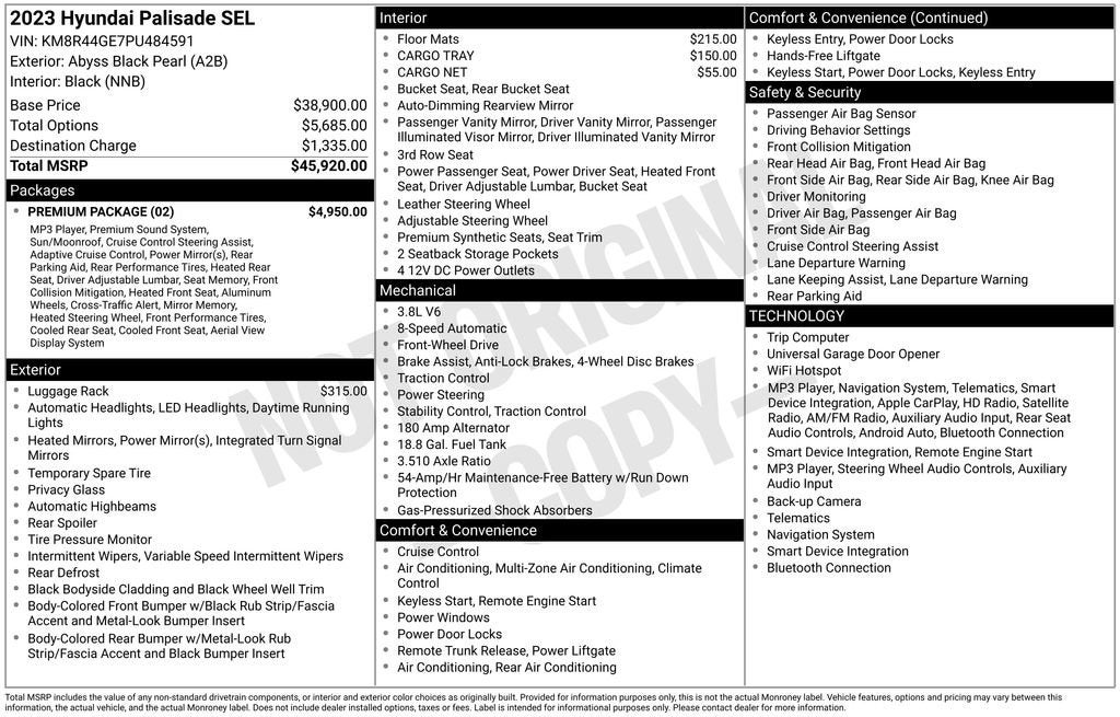 2023 Hyundai Palisade SEL