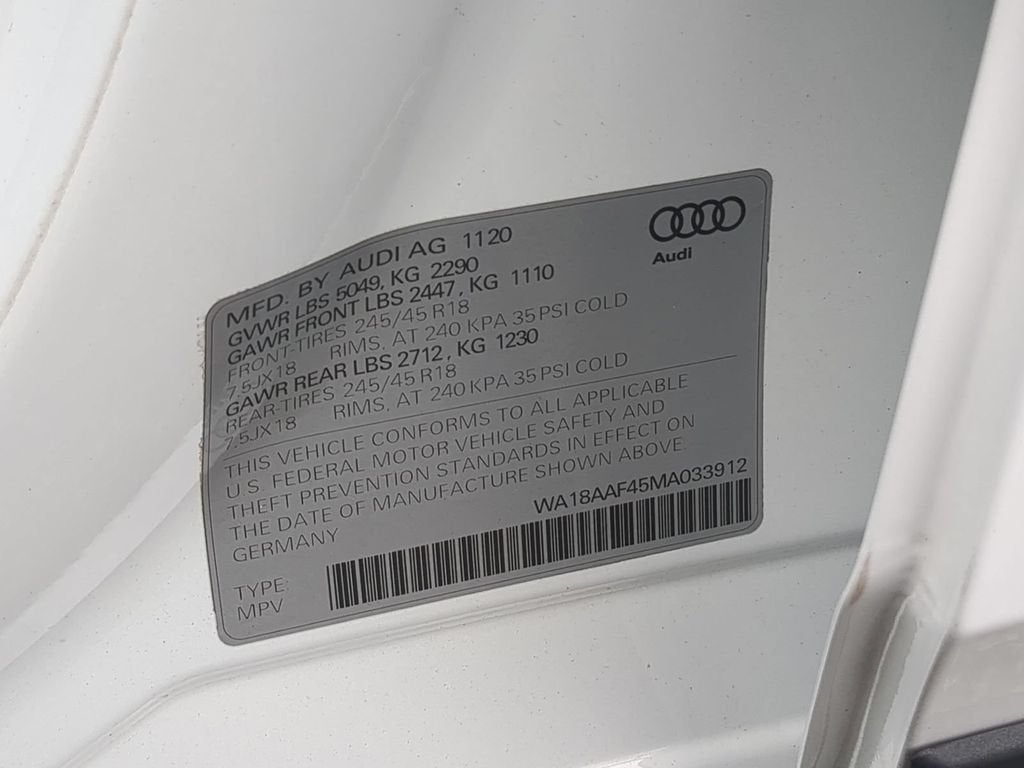 2021 Audi A4 allroad Premium Plus
