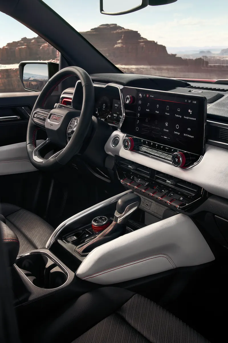2026 GMC Canyon infotainment system at Thorson Motor Center in PASADENA CA