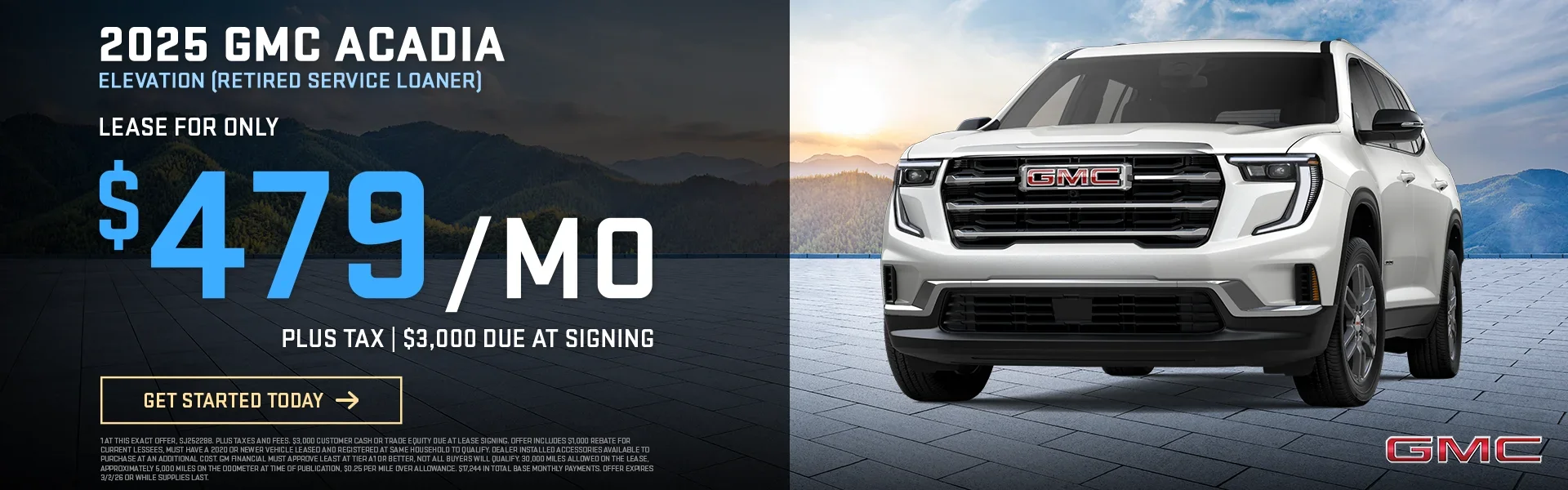 2025 GMC Acadia Special