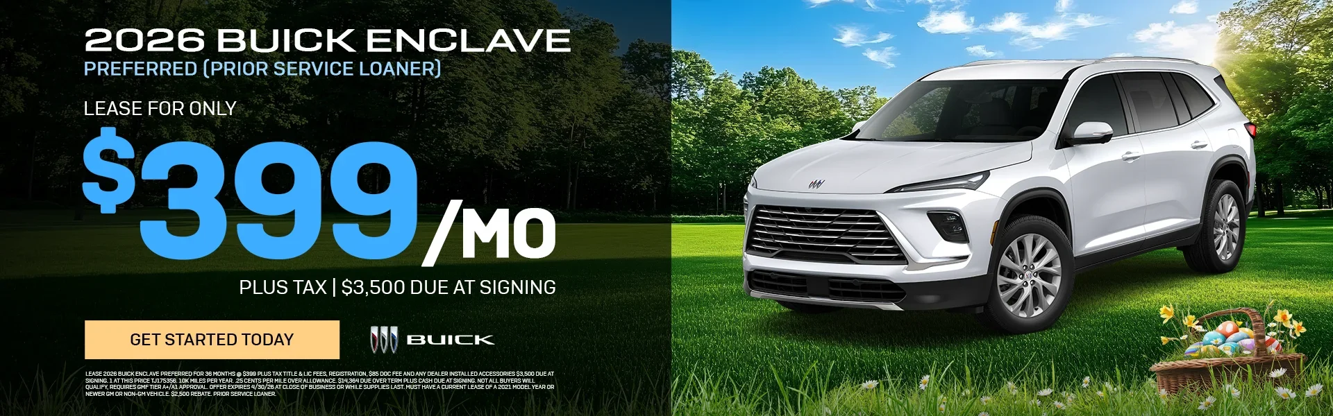 2026 Buick Enclave Lease