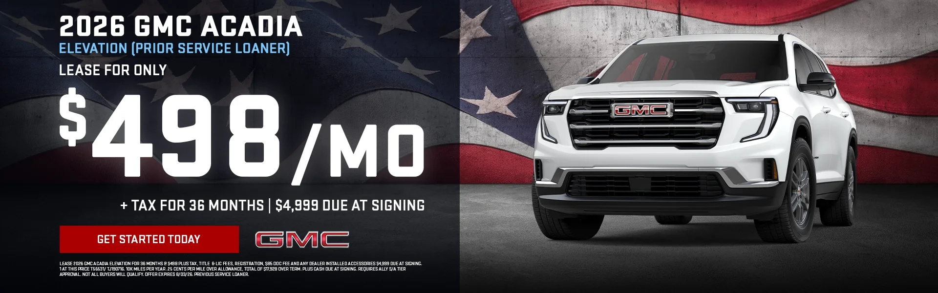 See Dealer For Details.