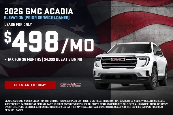 See Dealer For Details.