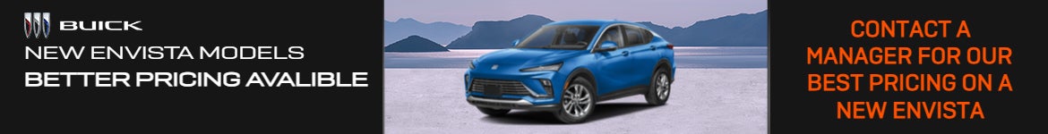 Better Pricing Available on New Buick Envista Models 